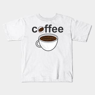 Coffee Artwork III Kids T-Shirt